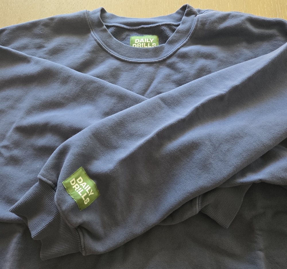 Daily Drills Oversized Sweatshirt (Navy)